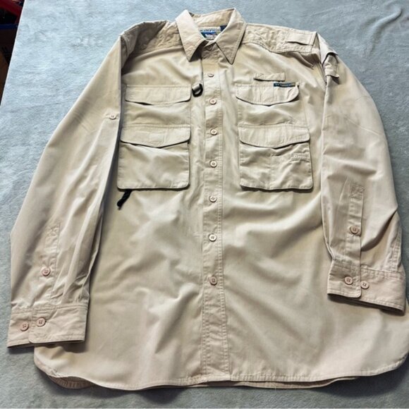 ExOfficio Outdoor Sport Adventure Travel Safari Long Sleeve Button Down Shirt - Picture 3 of 12
